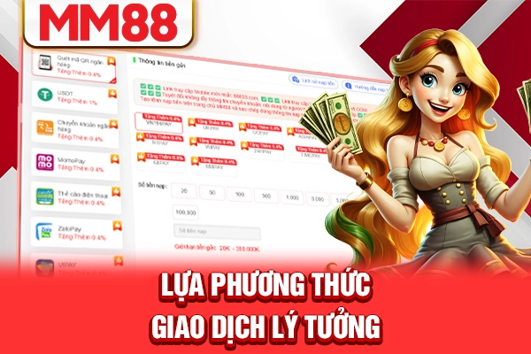 Lựa phương thức giao dịch lý tưởng